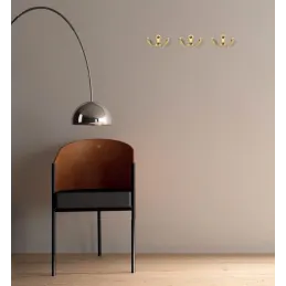 Patère MIKEL S / Doré brillant
