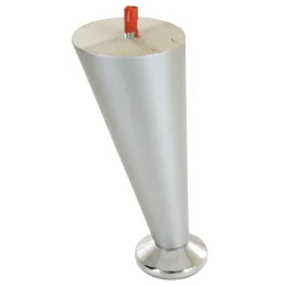 Pied de meuble DN13 bois/chrome