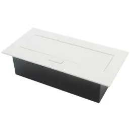 Prise électrique escamotable GEMINO 3x230 V / Blanche