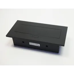 Prise électrique escamotable GEMINO 3x230V / Noire