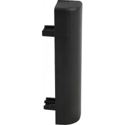 Raccord d’angle pour plinthe de cuisine en plastique / Noir