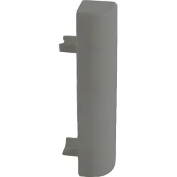 Raccord d’angle pour plinthe de cuisine en plastique / Gris