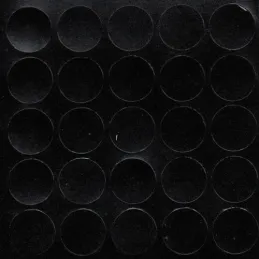Cache autocollant / Noir lisse
