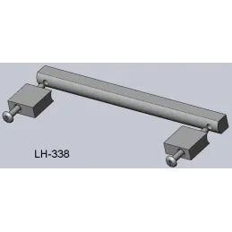 Poignée en aluminium LINK en aluminium