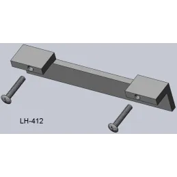 Poignée de meuble en aluminium ABORAS / aluminium