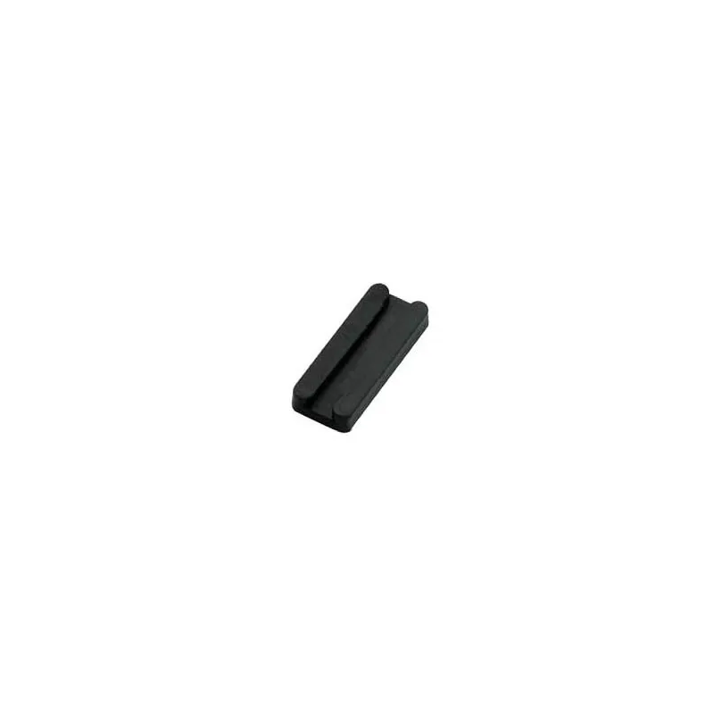 Patin de glisse à clouer en PVC, mini – Noir / 10 pièces