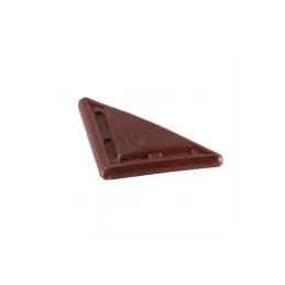 Patins triangulaires – marron, 10 pièces