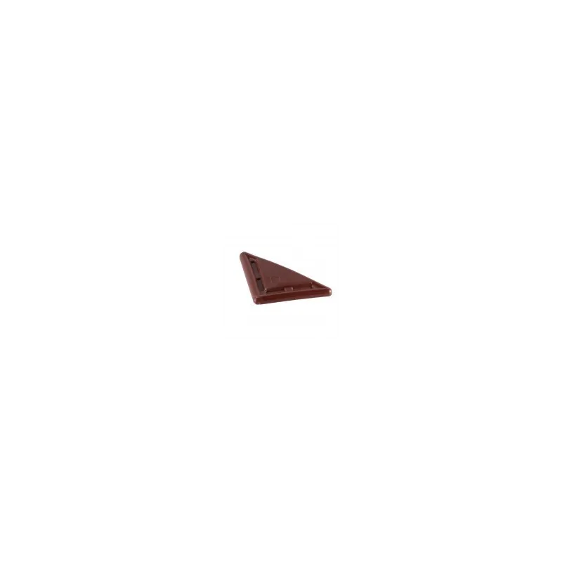 Patins triangulaires – marron, 10 pièces