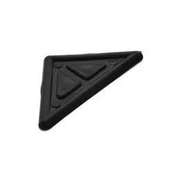 Patins triangulaires – noirs, 10 pièces