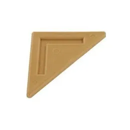 Glisseurs triangulaires – chêne / 10 pièces