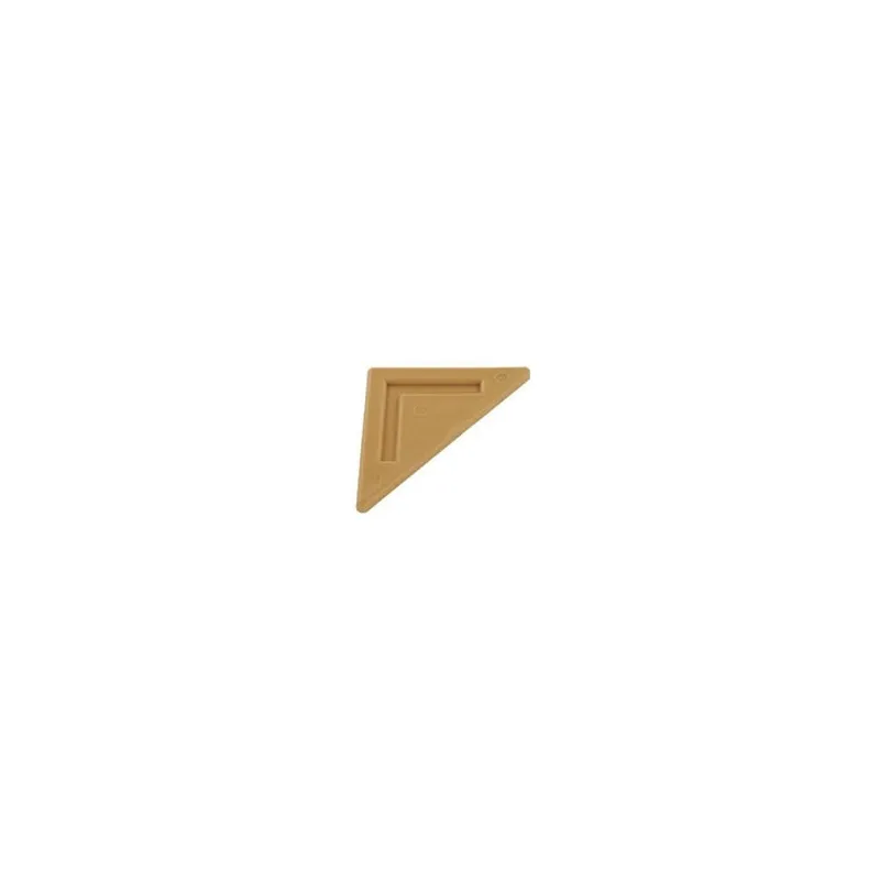 Glisseurs triangulaires – chêne / 10 pièces