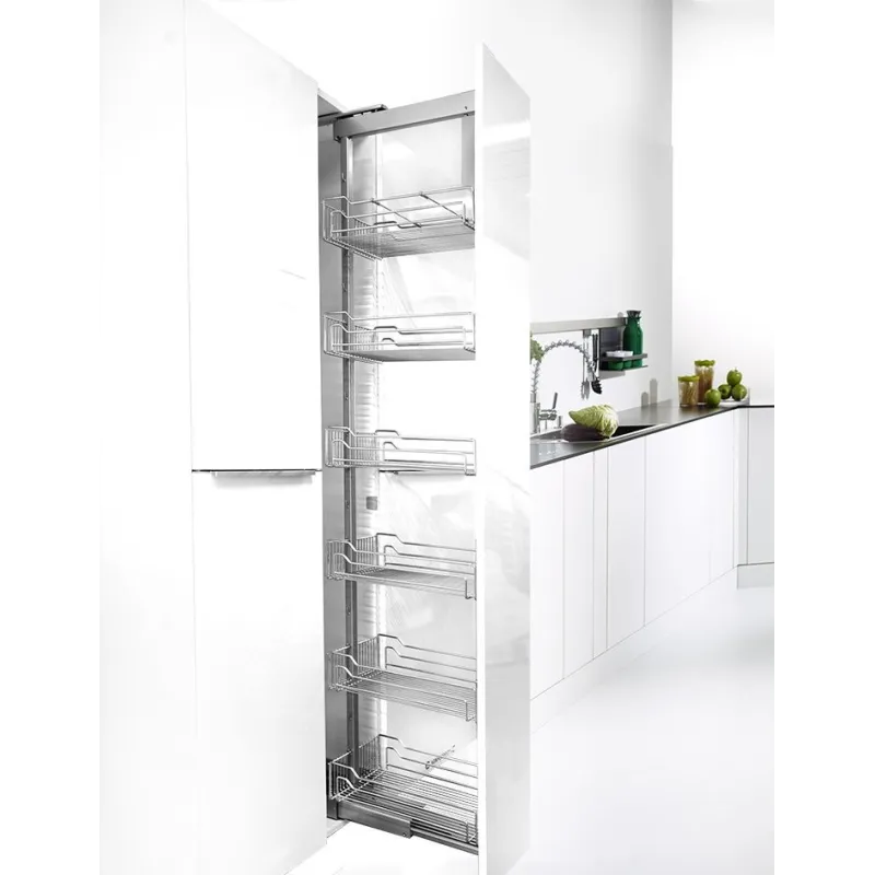 Porte-aliments Dispensa en fil métallique / chrome