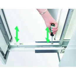 Porte-aliments Dispensa en fil métallique / chrome