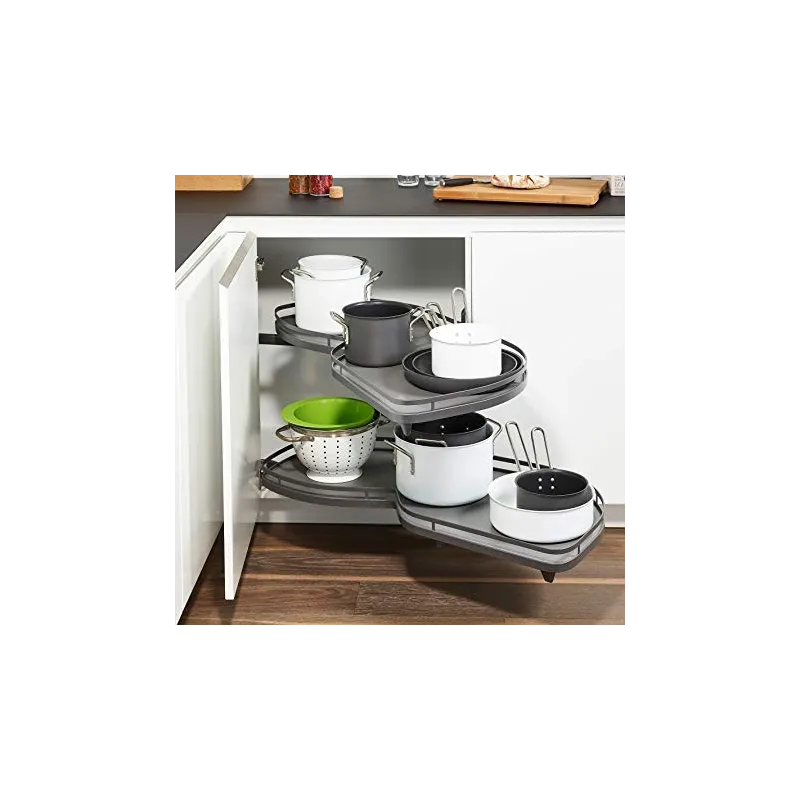 Banane d’angle LeMans avec rembourrage, style arena, anthracite