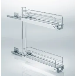 Panier coulissant intégral 15-3D argenté
