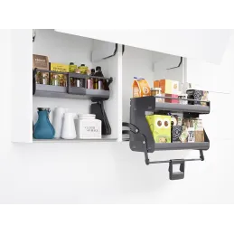 Mécanisme rabattable à deux étagères iMove anthracite