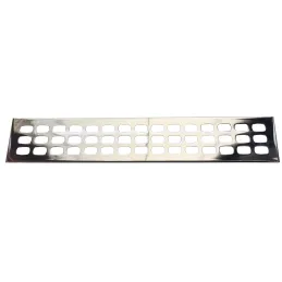 Grille d’aération 400 x 70 chromée
