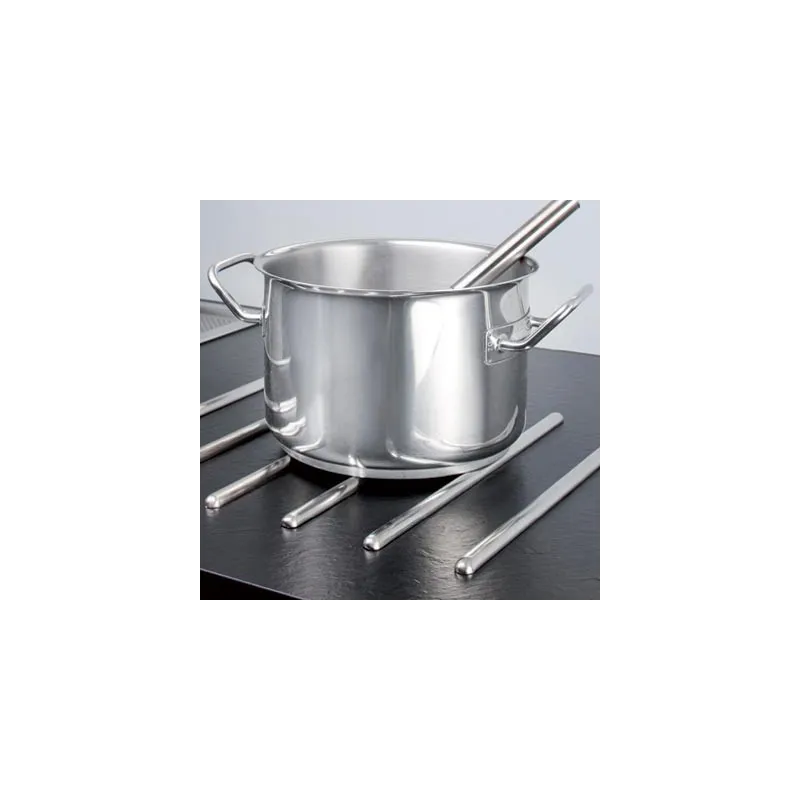 Barre de support autocollante / Inox – lot de 6 pièces
