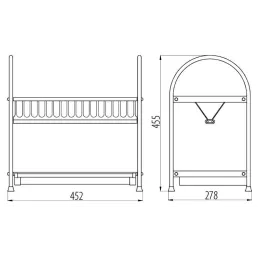 Égouttoir A03 chromé