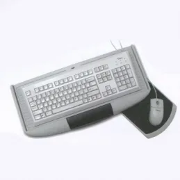 Plateau coulissant pour clavier et souris / Gris