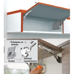 Mécanisme basculant HK-S gris / KIT