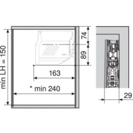 Kit de mécanismes de levage Aventos HK-S