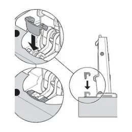 Limiteur d’angle d’ouverture à 86°