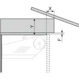 Mécanisme basculant HS blanc / KIT