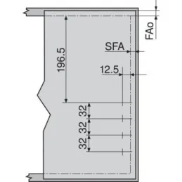 Mécanisme basculant HS blanc / KIT