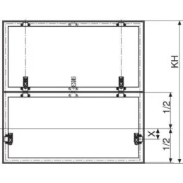Mécanisme basculant HF gris / KIT