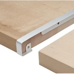Profil de jonction continu pour plan de travail de 38 mm / Aluminium