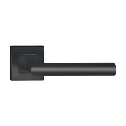 Poignée de porte en acier inoxydable VISION H / Noir mat