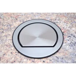 Prise électrique escamotable Elevator USB en acier inoxydable