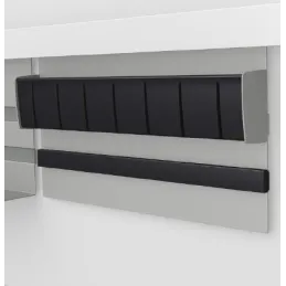 Étagère murale à couteaux / Gris titane
