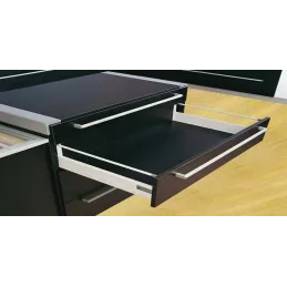 Caisson de cuisine INTERBOX 86 + 160 avec barre de crédence / Gris