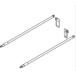 Rails longitudinaux avec support dorsal