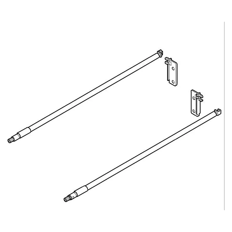 Rails longitudinaux avec support dorsal