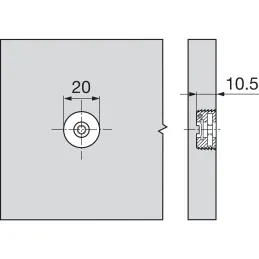 Ferrure de réglage de la façade pour Tandem Plus