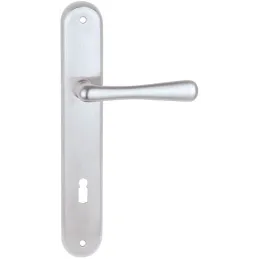 Poignée sur plaque ELEGANT / Chrome mat