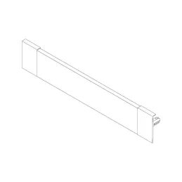 Façade avant pour tiroir intérieur « M » / Gris