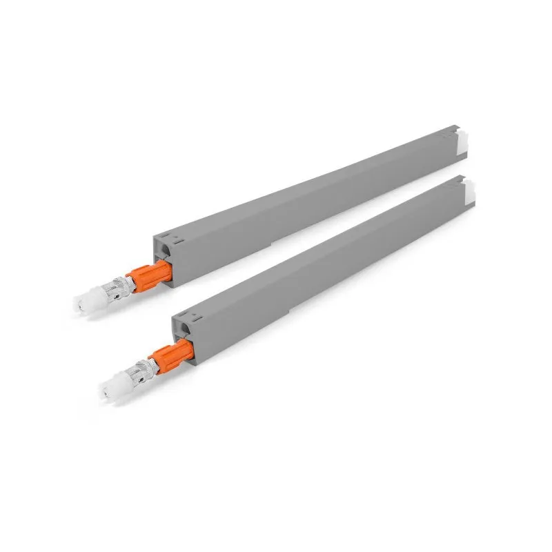 Barre de toit carrée pour Tandembox / Gris