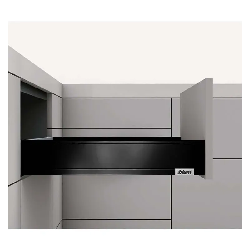 Côté de tiroir LEGRABOX « M » 90,5 mm / Noir