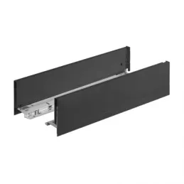 Paroi latérale LEGRABOX « K » 128,5 mm / Noir