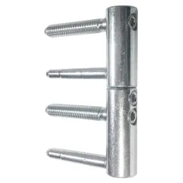 Charnière de porte 3D / Zinc blanc