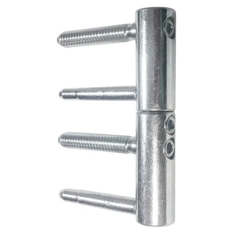 Charnière de porte 3D / Zinc blanc