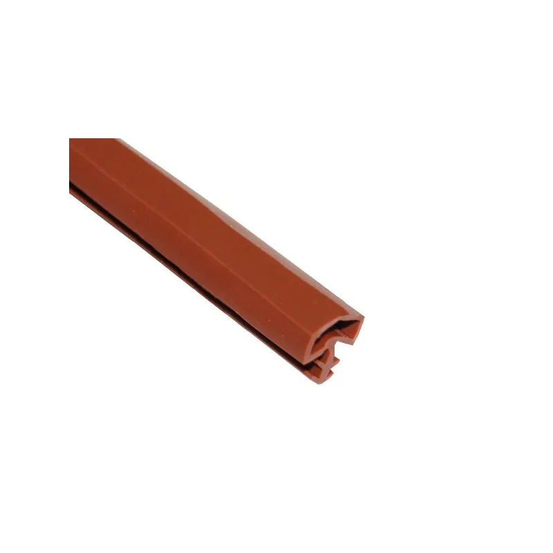 Joint de porte L 3001 / marron - 14 mm