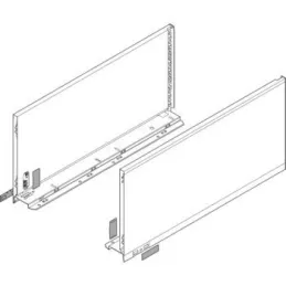Côté LEGRABOX « F » 241 mm / Noir