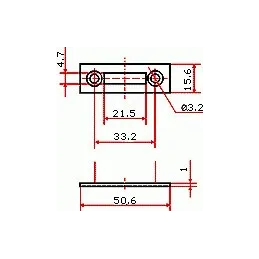 Serrure de volet roulant R50N/19 nickelée