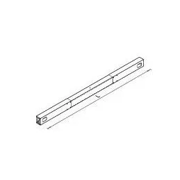 Tunnel central pour structure de table Desk Bar / gris