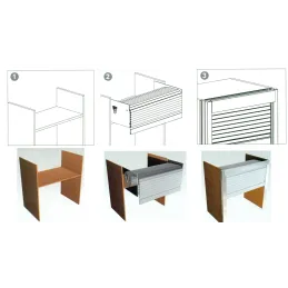Volet roulant en aluminium à encastrer / Aluminium